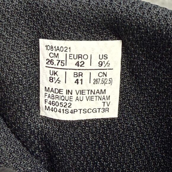 Asics Shoes Mens Size 9.5 Matflex 6 Black Athletic Wrestling Sneakers 1081A021 - Picture 9 of 9